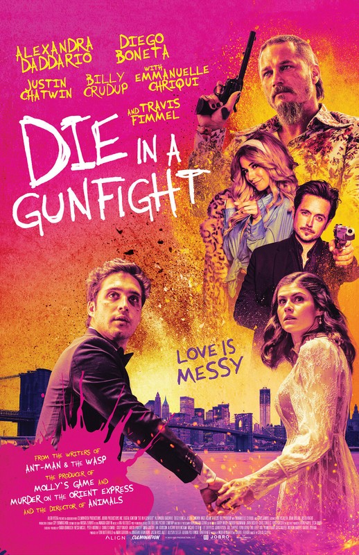 BB1147 Die in a Gunfight Film By Collin Schiffli 2021 Collage Movie Poster 11×17