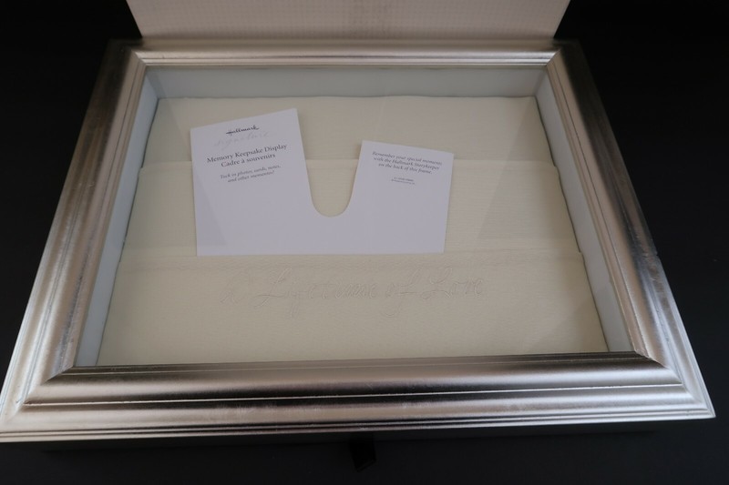 Hallmark Signature Memory Keepsake Display Wedding Memorial NEW Silver Wood