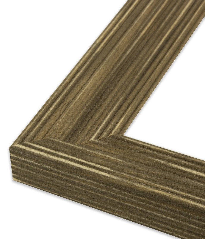 Distressed Cimarron - Saddle Stain Picture Frame - Solid Wood gallery