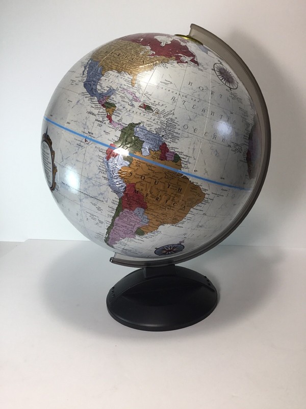 12” Diameter Replogle Platinum Classic Series World Globe – City Population. EUC