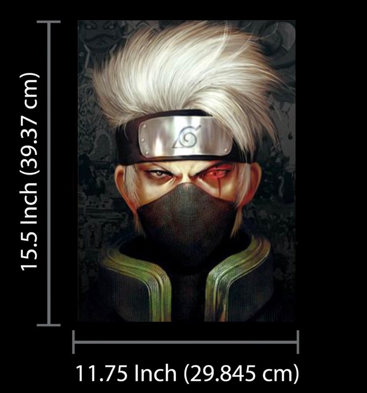 Naruto-Kakashi,Tobi -3D Poster 3D Lenticular Flip Effect,2 Images In One gallery