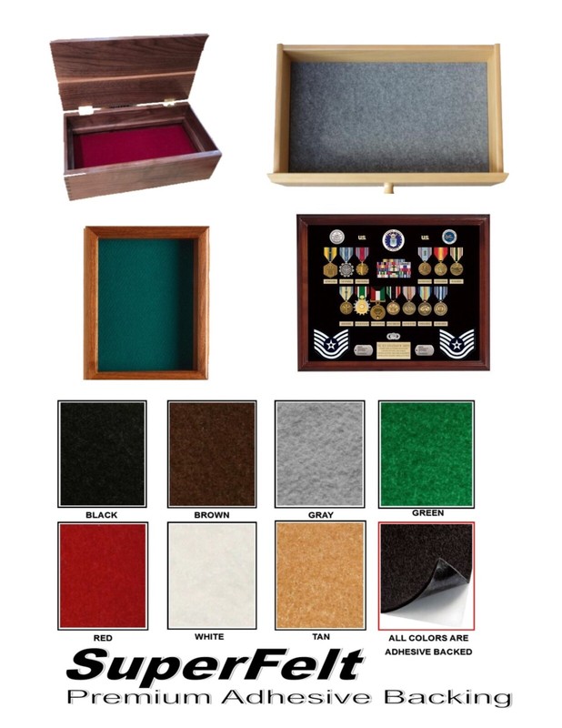 GREEN ADHESIVE ACRYLIC FELT Roll 12” x 36” - HOME AUTO ARTS CRAFTS PROTECTIVE gallery