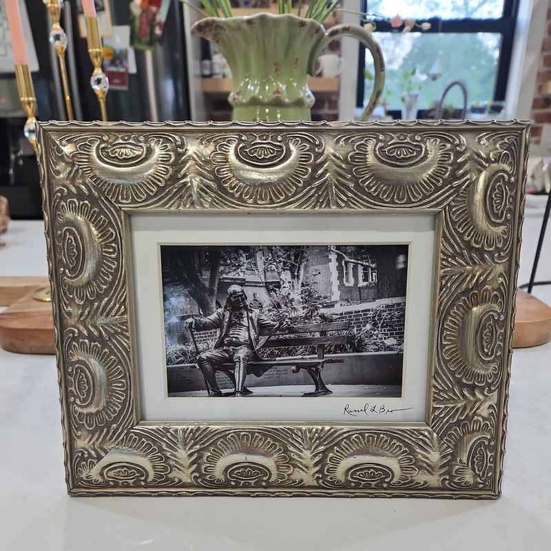 Sheffield Home Picture Frame Metal Silver Tone Portrait, Landscape, Wall Design