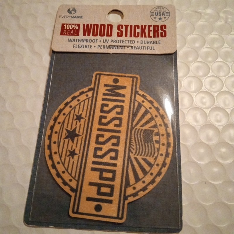 Flexible Wood Sticker Adheres To Flat Or Curved Smooth Surface Waterproof gallery