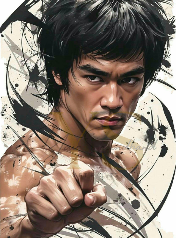 BRUCE LEE poster print 13”x19” home decor glossy paper #3