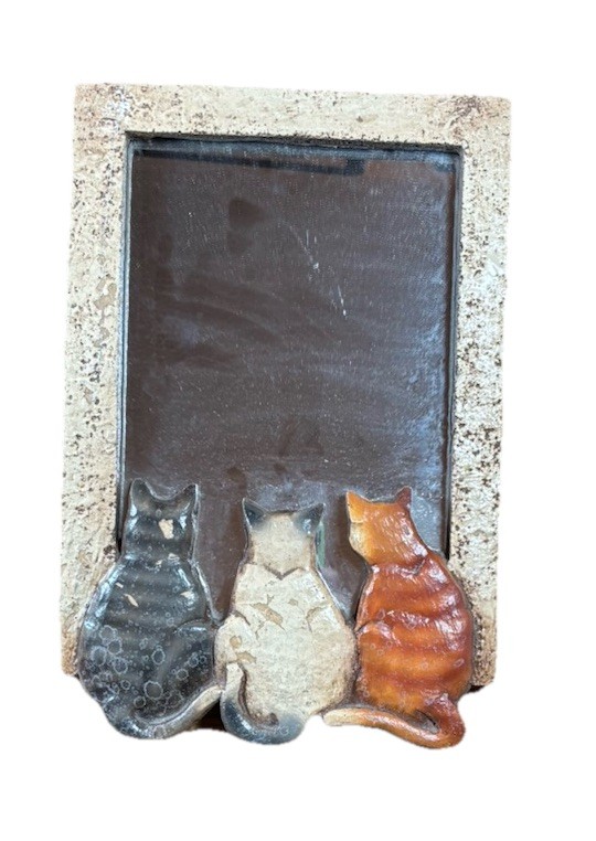 2006 Piazza Pisano Cat Mirror Wall Decor Made In USA
