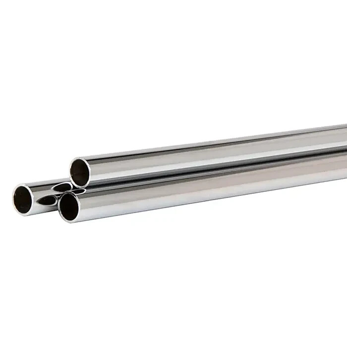 96" 1-1/16 Dia. Round Tubing Hangrail - Chrome Econoco RX8 (Pack of 5) gallery