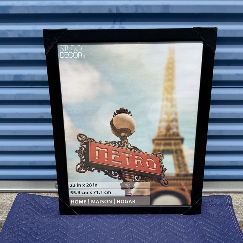 Local Pickup: Home Studio Black Frame by Studio Décor 22″x28″ Michaels MSRP $75