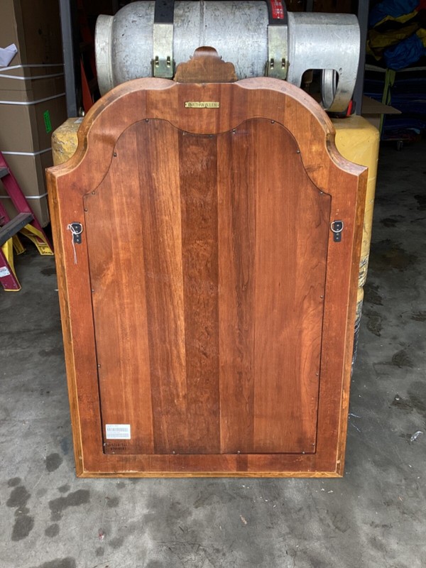 Ethan Allen Tuscany Collection Arched Mirror With Walnut Burl 51” x 34” x 3.5” gallery