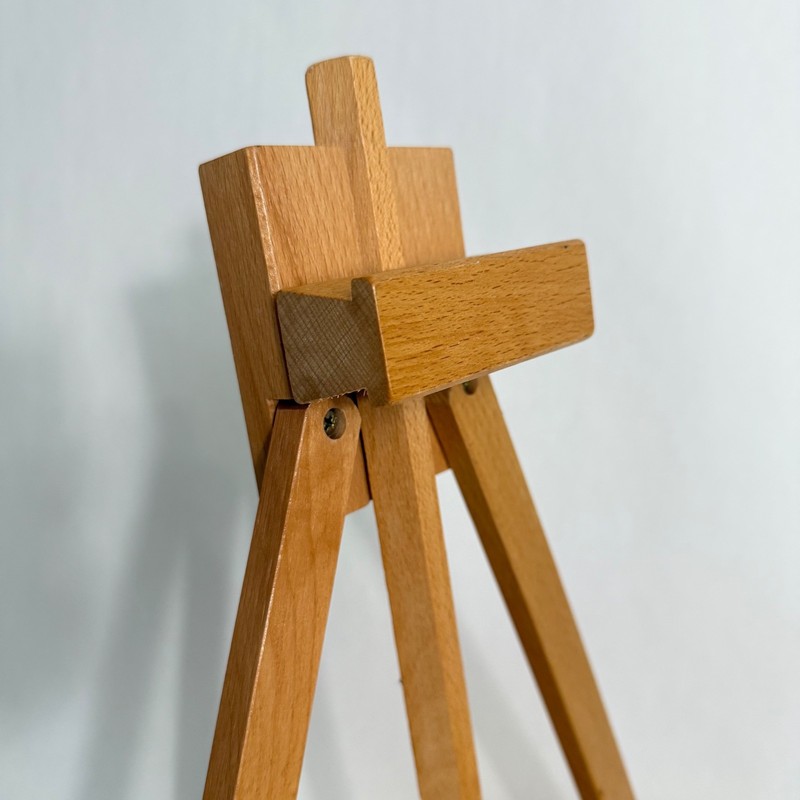 Handcrafted Artist Table Top Artist Easel Display Stand Folding Wooden A-Frame gallery