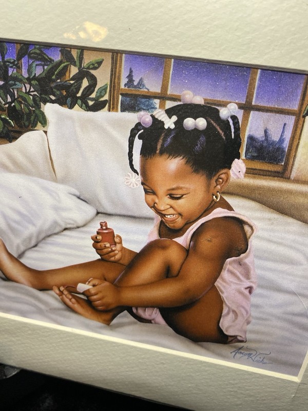 Getting Her Groove Back By Arón Hicks Matted Print Black Art African American gallery