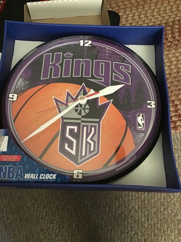 Sacramento Kings Wincraft 12 inch Wall Clock NEW-WORKS