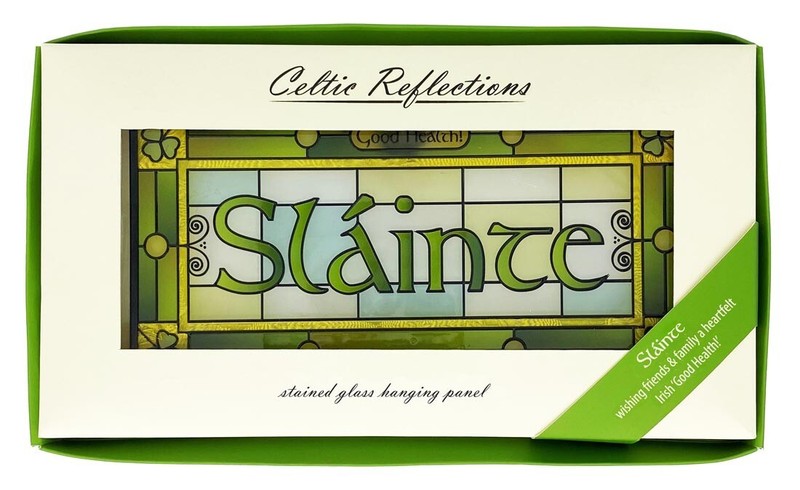 Slainte Celtic Reflections Glass Panel Suncatcher gallery