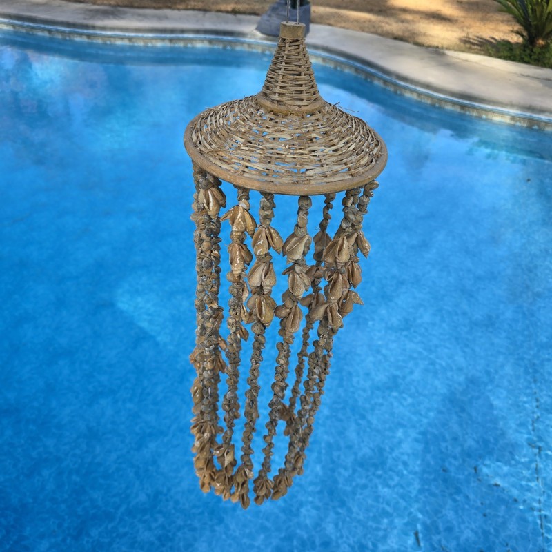 Eclectic Beach Decor Hanging Shell Decoration