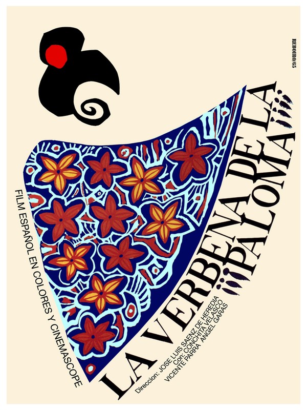 Verb ena de la Paloma vintage POSTER.Graphic Design.Wall Art Decoration.3749