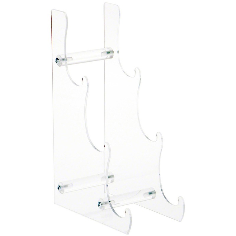 Plymor Clear Acrylic 3-Tier Easel 10.5″H x 3.5″W x 6.75″D (For 6″ – 7.5″ Plates)