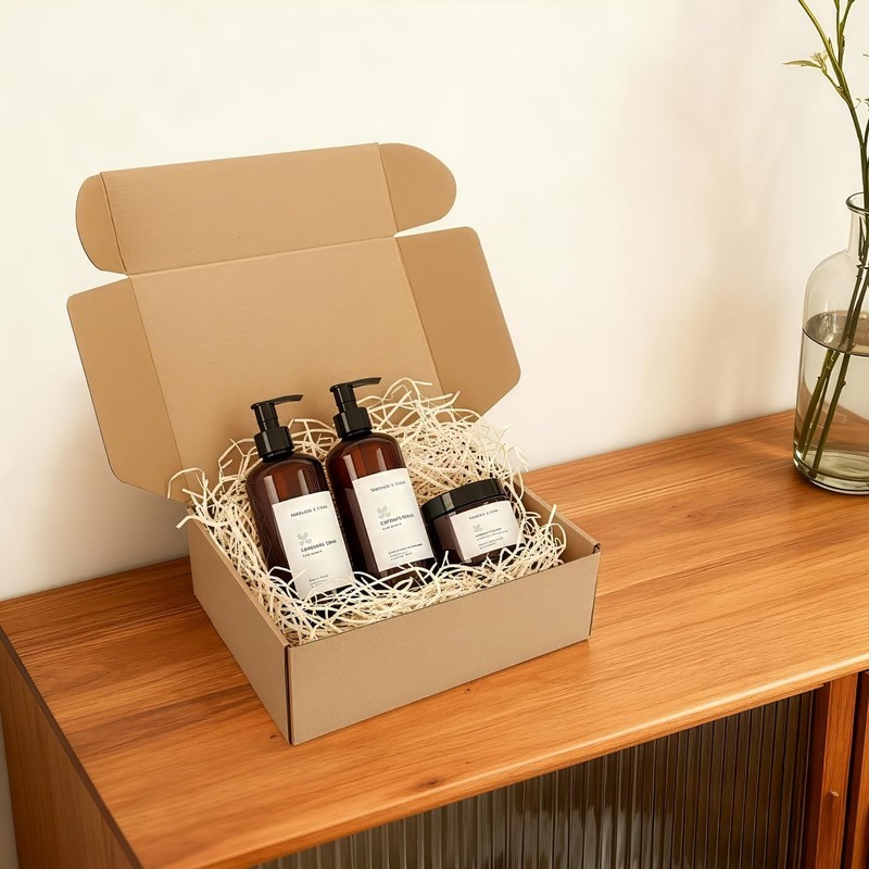 12x9x4 inch Shipping Boxes Set of 15 Brown, Inner Size 11.6x8.6x3.6 inch Card... gallery