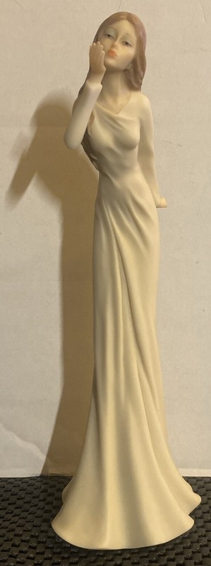 Studio Collection By Veronese Design Young Lady Air Kiss Statuette ~ 10.5” Tall gallery