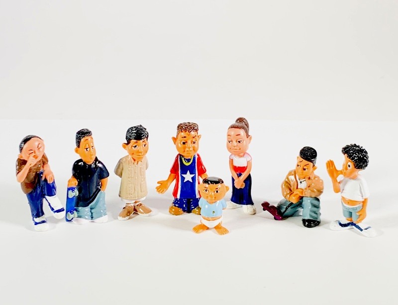 LIL HOMIES MIJOS SERIES 3 - 8 MINI FIGURES - 1/24 SCALE Retired Complete