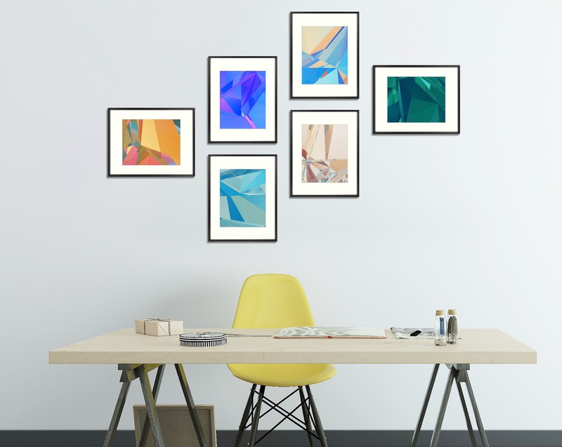 8x10 11x14 12x12 12x16 16x20 Aluminum Metal Picture Frames Real Glass with Mat gallery