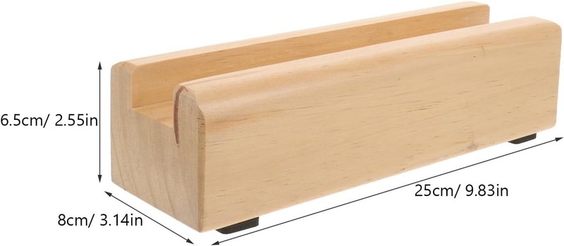 Wooden Floor Mirror Stand Full Body Anti Skid Bracket Holder Artwork Rack Base
