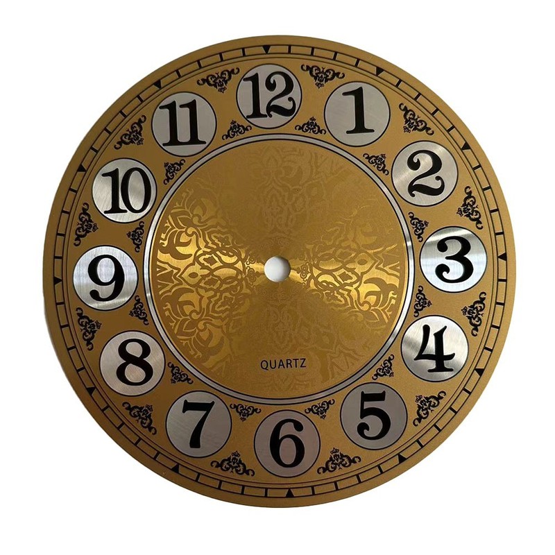 7 In Diameters 180mm Vintage Aluminium Metal Wall Clock for DIAL Face Arabic