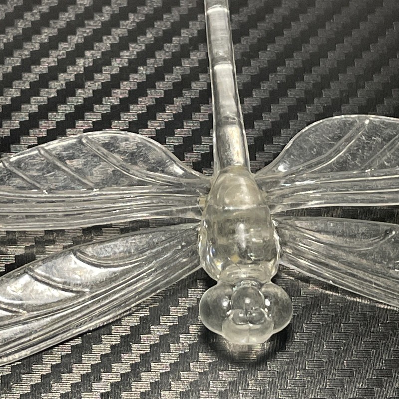 Dragonfly Craft Set Of 6 Clear Plastic Dragonflies 3”x 4” Each PreOwned gallery
