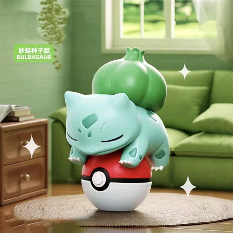 1 PVC Statue 4.5cm Bulbasaur Pokemon Anime Poket Ball Decora (Foreign Shipping