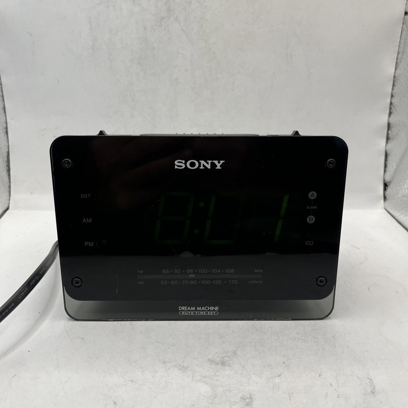 SONY ICF-C414 Cube Dream Machine AM/FM LED Alarm Clock Radio Snooze
