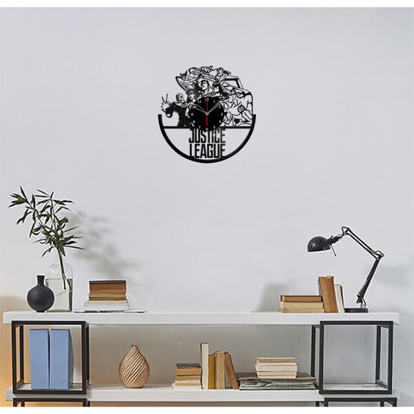Vinyl Clock Justice League Wall Clock Unique Art Vinyl Record Wall Clock 1178 gallery