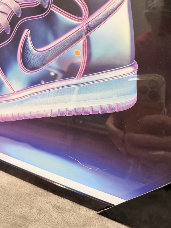 Notoriart Nike Sneaker “Chase Your Dreams” Wall Art (Slight Damage) gallery
