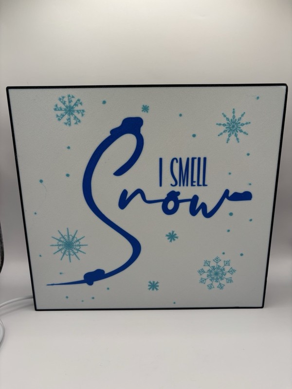 I Smell Snow LED Light Up Sign
