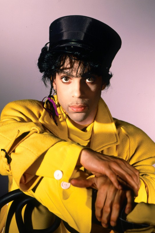 Prince Legendary Singer Musician Yellow Outfit Art Wall Poster – POSTER 20×30