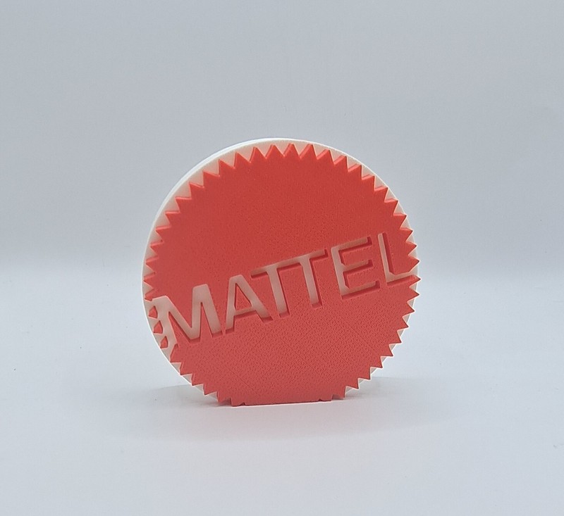 MATTEL Toy Company Logo Sign Desktop Shelf Art gallery