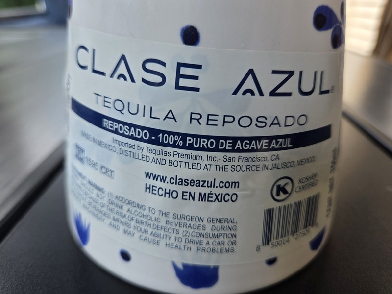 Clase Azul Reposado Empty Tequila Bottle Decanter 750ml w/ Lid Hand Painted gallery