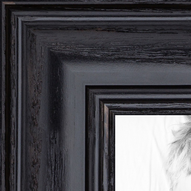 ArtToFrames Picture Frame Custom 1.25″ Black Stain on Oak Wood 4083 Small