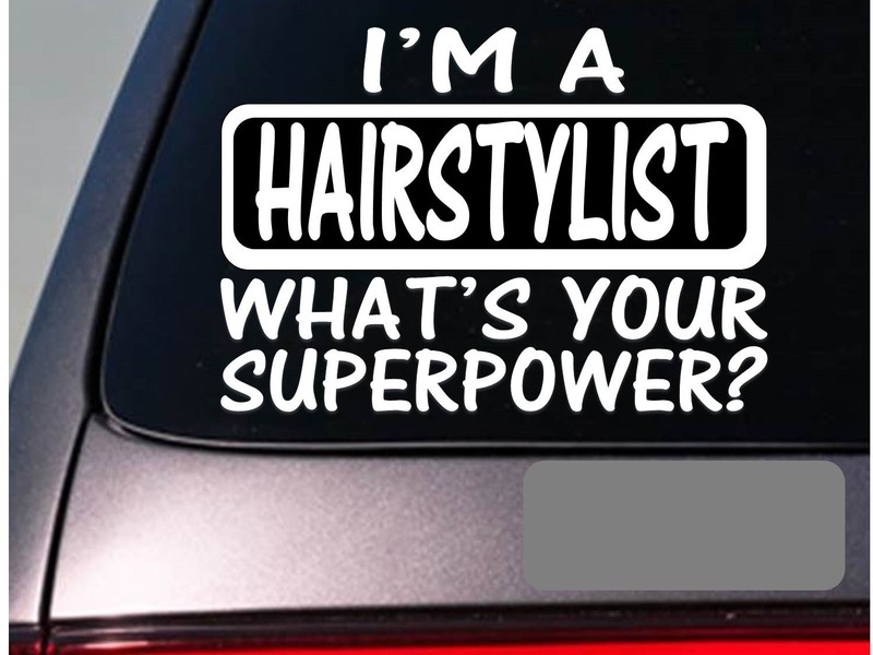 I’m a hairstylist sticker decal *E123* stylist hairdresser barber hair salon