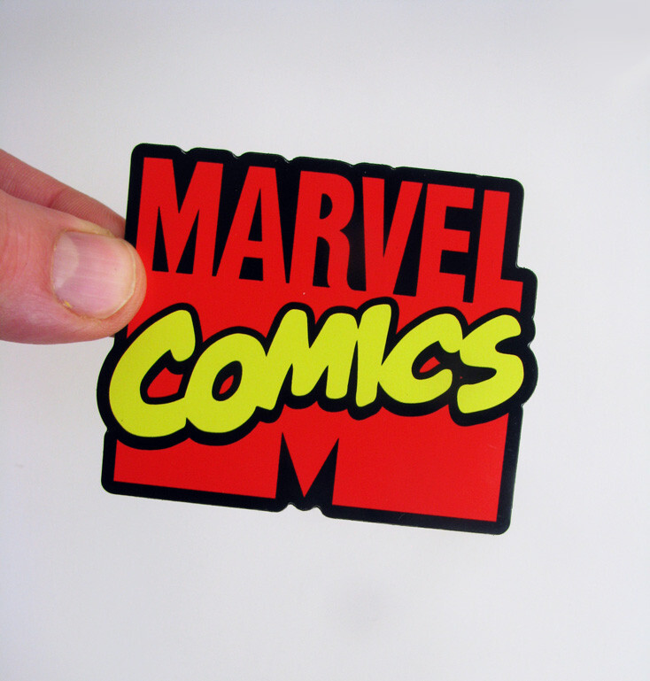 Marvel Logo Fridge Flex Magnet Retro Comics 1980s Magnet for Car, Truck, Fridge gallery