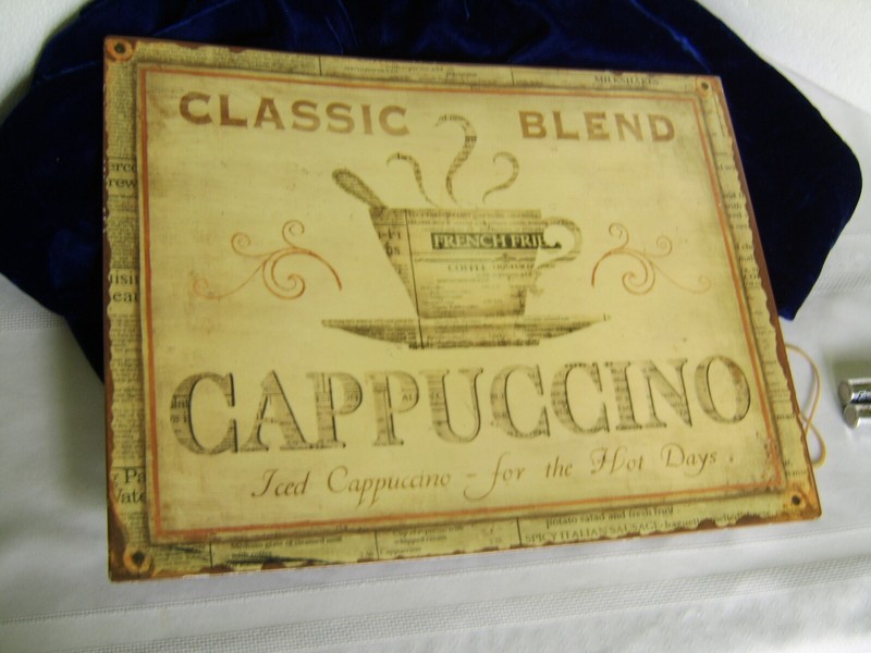 Life Is Too Short For Bad Coffee & Cappuccino Signs / 2 Steel Novelty Signs gallery