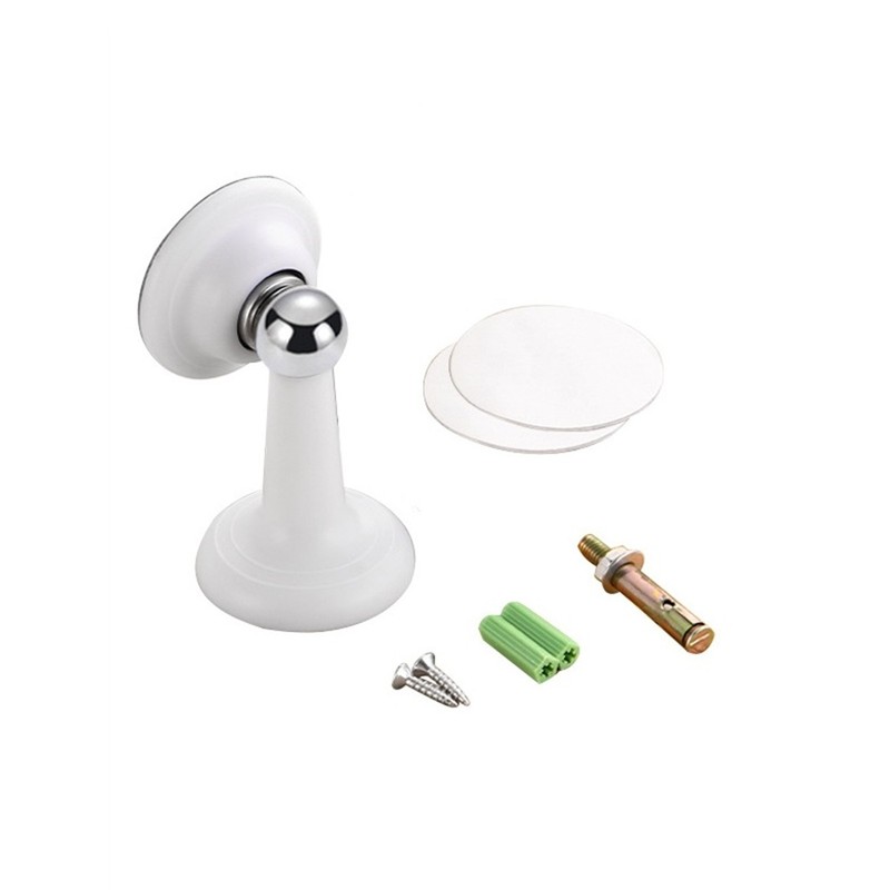 White Mute Door Suction Anti-collision Strong Magnetic Door Stopper Home