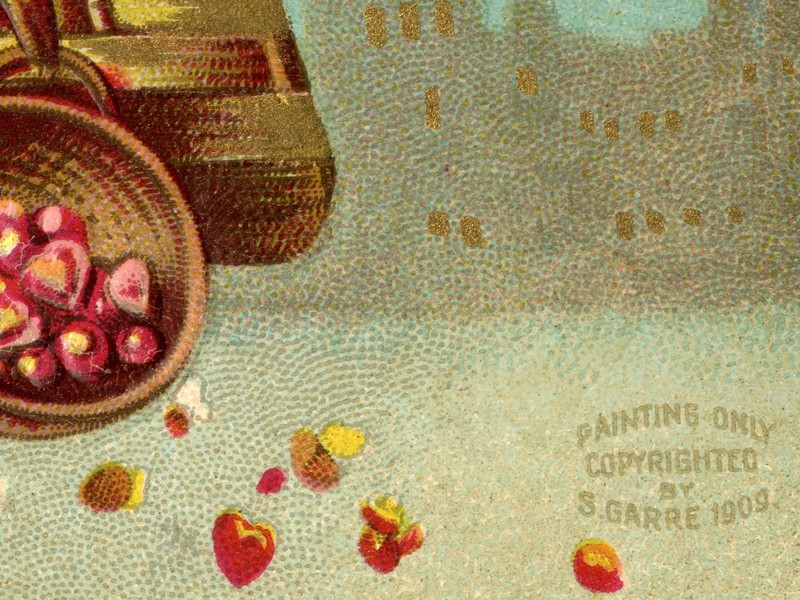 1909 Santa in a Blimp Poster: Vintage Christmas Art, Toys, Holiday Decoration gallery