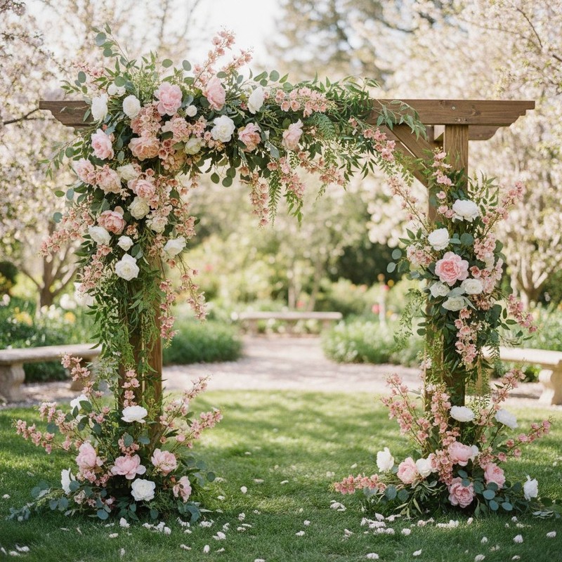 Two Tone Pink Dogwood Stems Ombre Wax Flower Faux Floral Pink Decor 24 Inch gallery