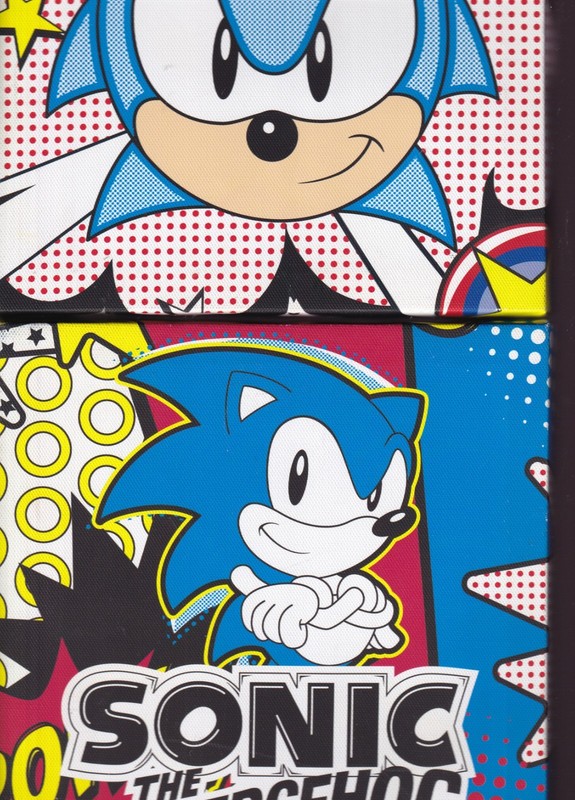 PYRAMID AMERICA SONIC THE HEDGEHOG CANVAS WALL ART DECOR 8X8 INCHES PAIR
