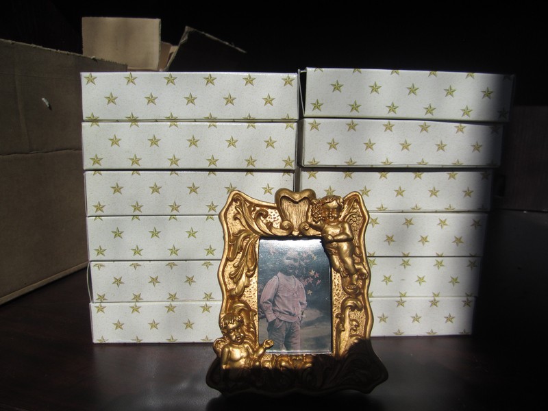 Lot of 12 ROYAL CHERUB Picture Frames NEW In Box 2488 4 3/4″ x 4″