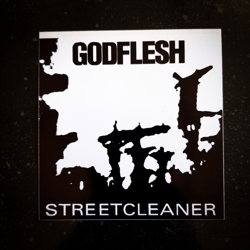 Godflesh 4 x 4″ Waterproof Vinyl Sticker Decal [💪 HQ Durability!] Sludge Metal