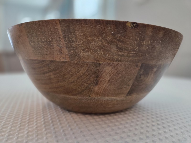 Decorative Mango Wood 11 in. Bowl Coastal Nautical Boho Beach House gallery