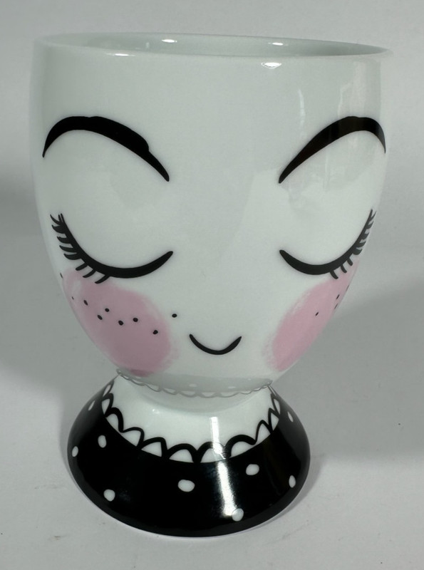 Threshold Retired Planter Pencil Cup Girl Face Makeup Holder Eyelash Organizer