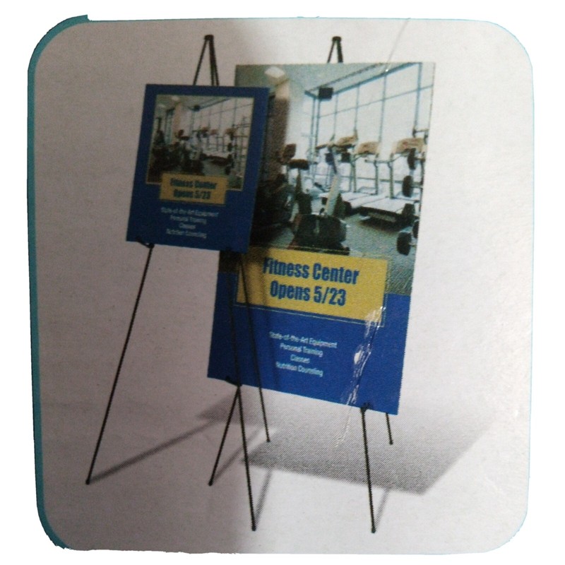 QUARTET INSTANT DISPLAY EASEL COMPACT SIZE FOR BRIEFCASE 63″ TALL presentation