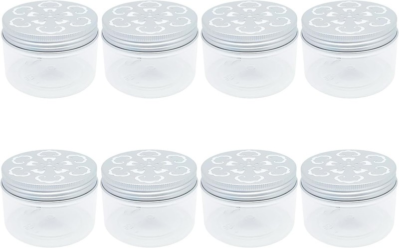 8 PCS 4oz/120ml Empty Scent Beads Storage Container with Hollow Lids Refillable