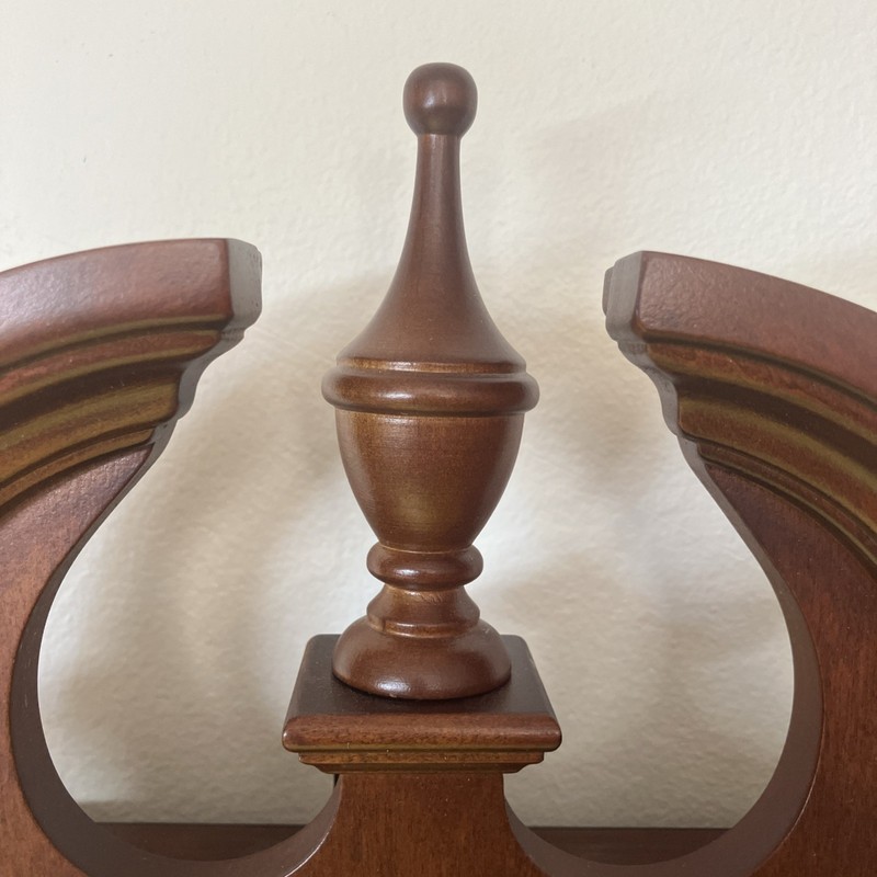 Hampton Pendulum Wall Clock w/Cherry Wood Finish 24” x 11” gallery